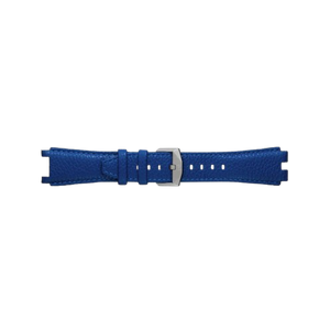 Blauwe runderleren band voor MANTA-X