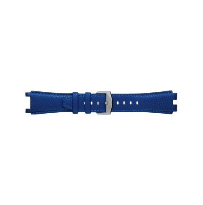 Blauwe runderleren band voor MANTA-X