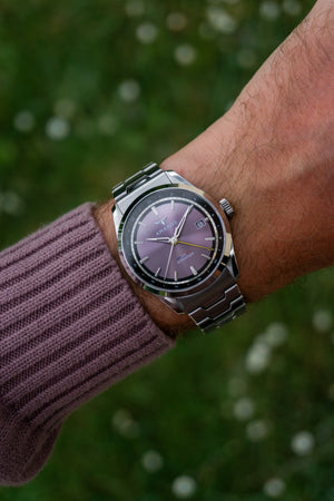 L'Odyssée - Automatic GMT Watch - Gris Lilas