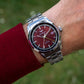 L'Odyssée - Automatic GMT Watch - Rouge Bordeaux