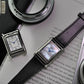 Vario VERSA Reversible Dual Time Zilver-Wit Parelmoer Horloge