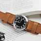 Vario 1918 Pilot horloge met zwarte wijzerplaat en witte lume