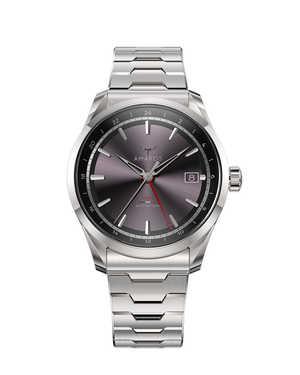 L'Odyssée - Automatic GMT Watch - Gris Lilas