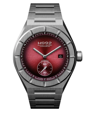 Montre H992 - H1 Burgundy + Silver