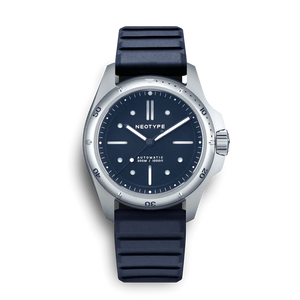 LM01 Type D staal en blauwe wijzerplaat