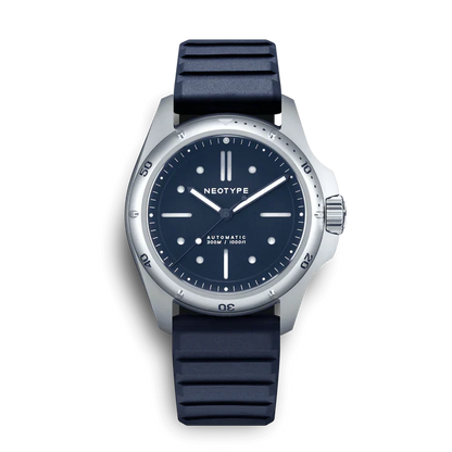 LM01 Type D staal en blauwe wijzerplaat