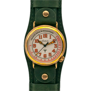 Vario 1918 Medic Brass Cream Dial Oranje Lume 