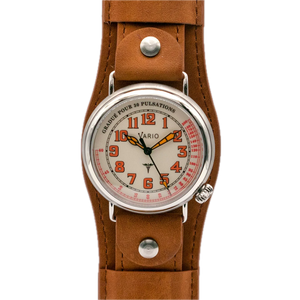 Vario 1918 Medic Witte Wijzerplaat Oranje Lume 
