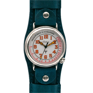 Vario 1918 Medic Witte wijzerplaat met oranje lumens