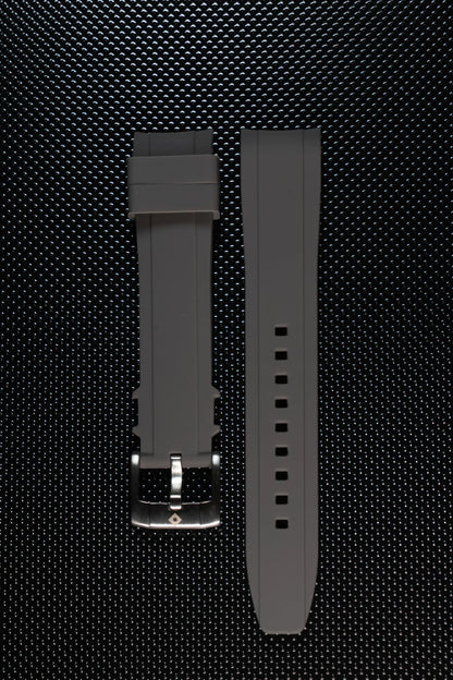 Gebogen rubberen armbanden, gesp