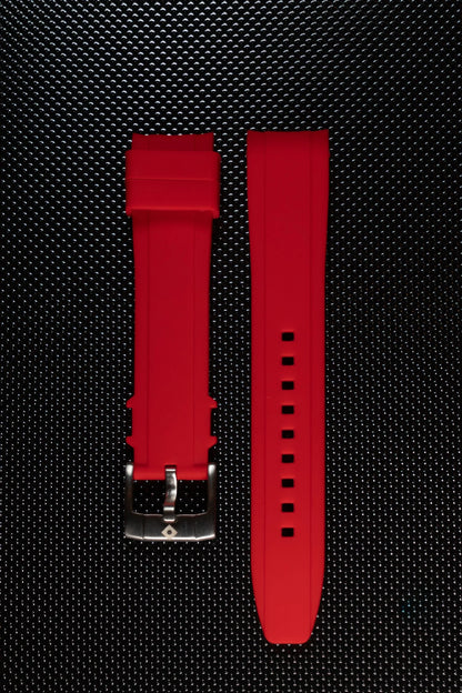 Gebogen rubberen armbanden, gesp