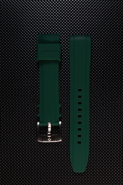 Gebogen rubberen armbanden, gesp
