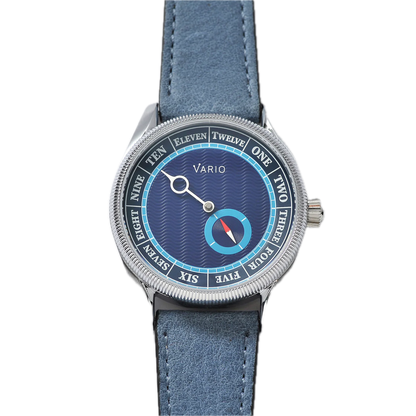 Vario NAVI Enkelhandig Diepwaterblauw Kleinsecondekompas
