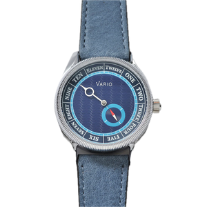 Vario NAVI Enkelhandig Diepwaterblauw Kleinsecondekompas