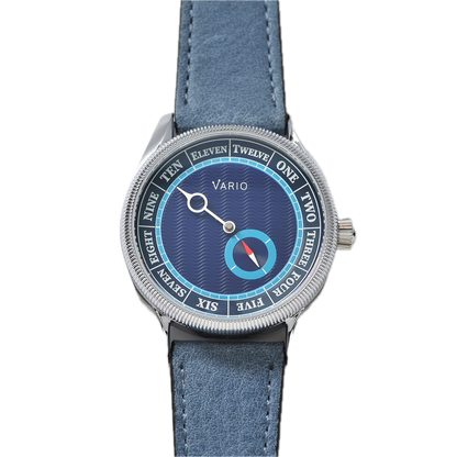 Vario NAVI Enkelhandig Diepwaterblauw Kleinsecondekompas