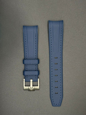 Marineblauwe rubberen band voor MoonSwatch- en Omega-horloges