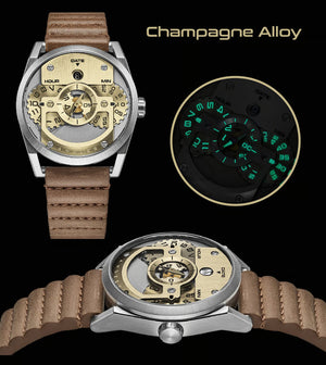 DISC ONE — Mechanical Jump Hour Wristwatch