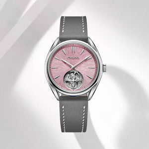 Peacock Divine Craft Hand-Made Micro-Engraved Ultra-Thin Tourbillon Watch