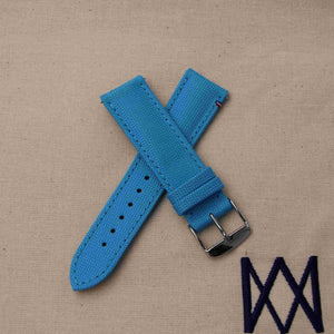 PORT LOUIS Turquoise canvas horlogeband