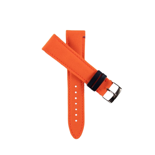 Oranje TAMPA canvas horlogeband.