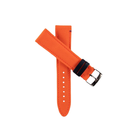 Oranje TAMPA canvas horlogeband.