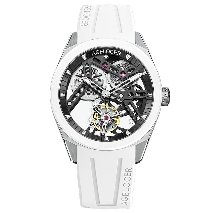 Agelocer Tourbillon Skeleton Keramiek 