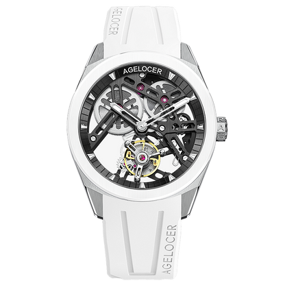 Agelocer Tourbillon Skeleton Keramiek 