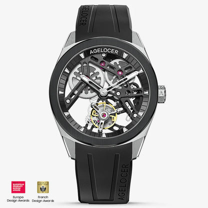 Agelocer Tourbillon Skeleton Keramiek 
