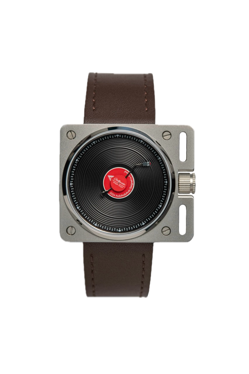 Ando Vinyl Record Automatisch Horloge