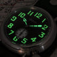 Vario 1918 Trench met witte wijzerplaat en wit luminescerend