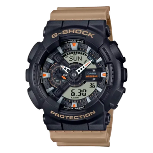 Capsulehorloge met tweekleurige utilitykleuren GA-110TU-1A5ER