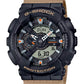 Capsulehorloge met tweekleurige utilitykleuren GA-110TU-1A5ER