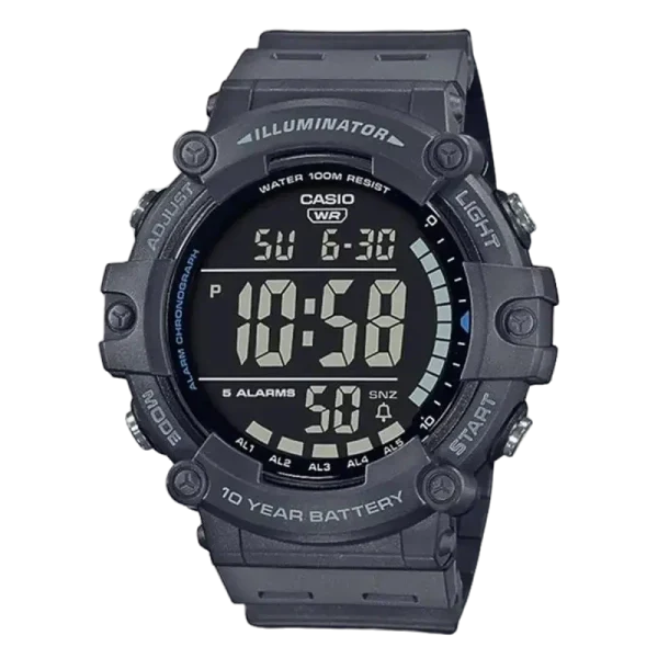 Casio Sport Grijs Hars Horloge AE-1500WH-8BVEF