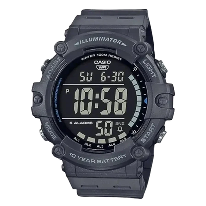 Casio Sport Grijs Hars Horloge AE-1500WH-8BVEF