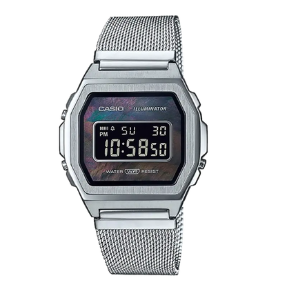 A1000M-1BEF Stalen Digitaal Horloge