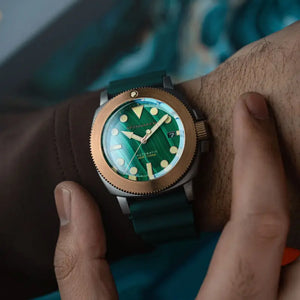 ROMP TITANIUM BRONZEN AUTOMATISCHE LAPIDARISCHE LIMITED EDITION