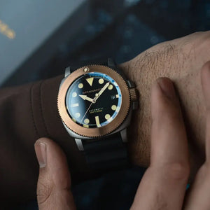 ROMP TITANIUM BRONZEN AUTOMATISCHE LAPIDARISCHE LIMITED EDITION