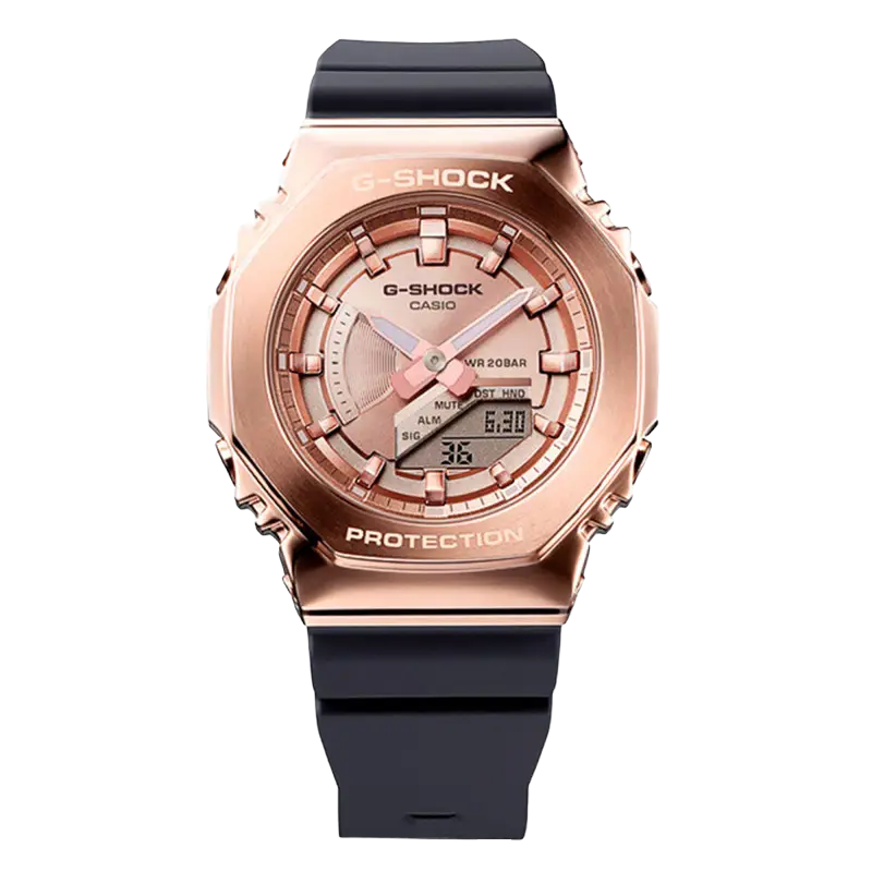 S-Serie 2100 Metalen Horloge GM-S2100PG-1A4ER 