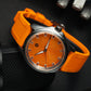 Omnis LUNA x Flyback Edition - Geguillocheerde wijzerplaat