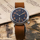 Vario 1918 Trench Zwarte Wijzerplaat Oranje Lume 