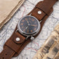 Vario 1918 Trench Zwarte Wijzerplaat Oranje Lume 