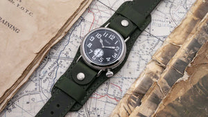 Vario 1918 Trench Zwarte Wijzerplaat 