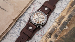 Vario 1918 Trench Cream Dial Oranje Lume 
