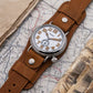Vario 1918 Trench Witte Wijzerplaat Oranje Lume 